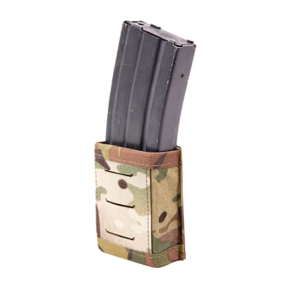 SINGLE SNAP MAG POUCH - LASER CUT - 5.56MM SHORT - MULTICAM